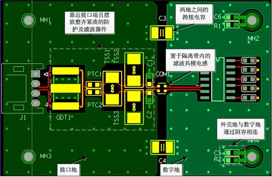 常用的RS-485接口电路的EMC电路设计