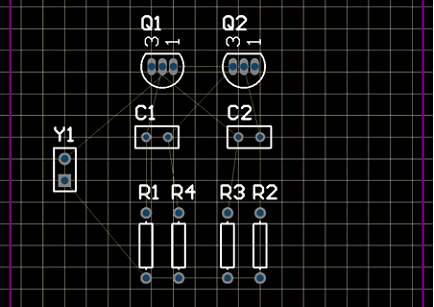 PCB设计入门之在PCB上摆放元器件及改变元器件的封装