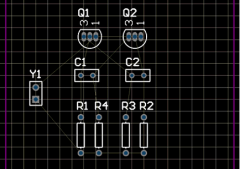 PCB设计入门之在PCB上摆放元器件及改变元器件的封装